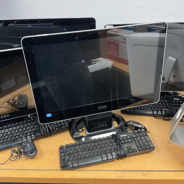 Stone intel I3 all in one computers with keyboards & mouse with fresh installs & Solid State Drive & 8GB Ram