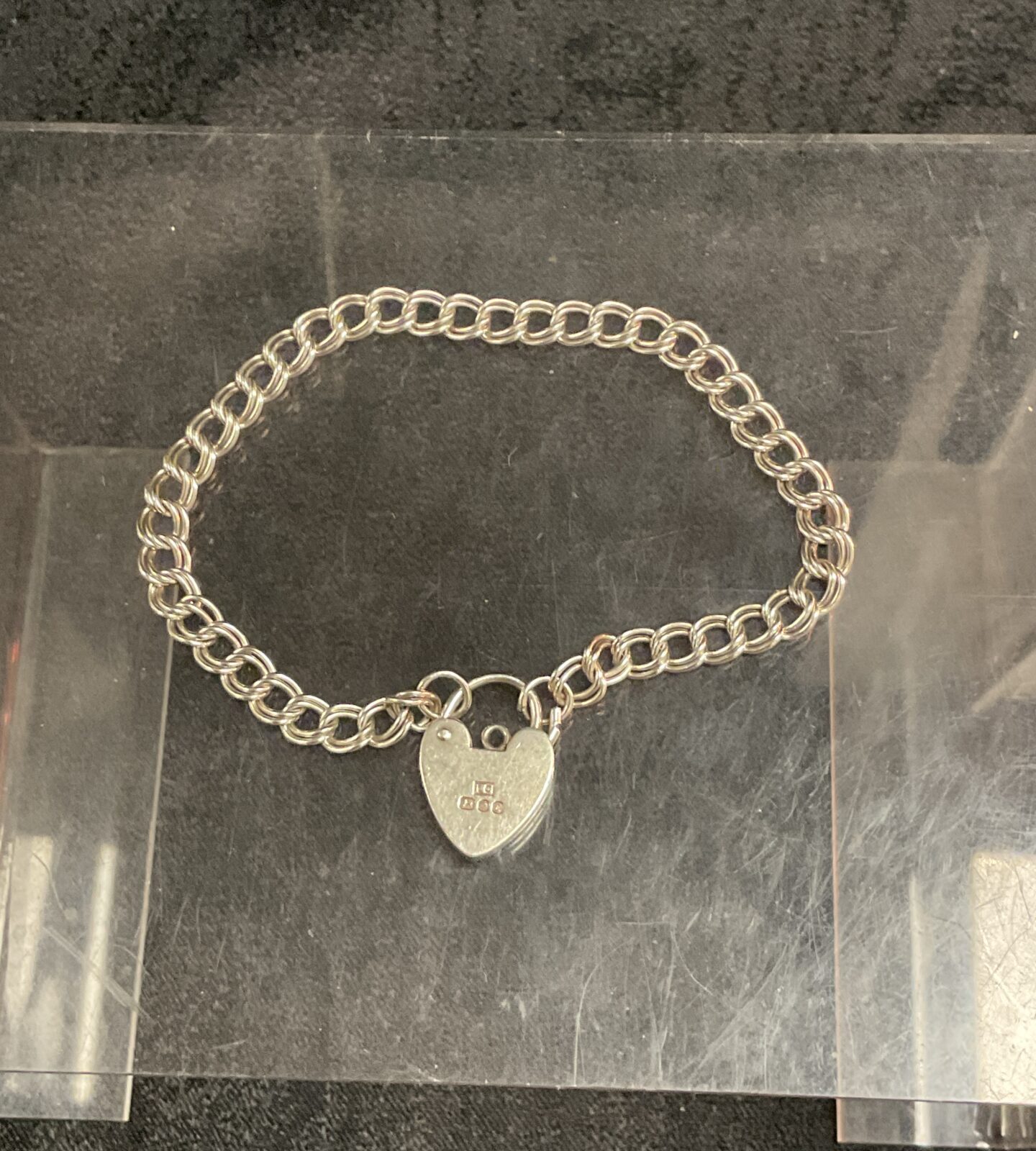 925 Silver Padlock bracelet
