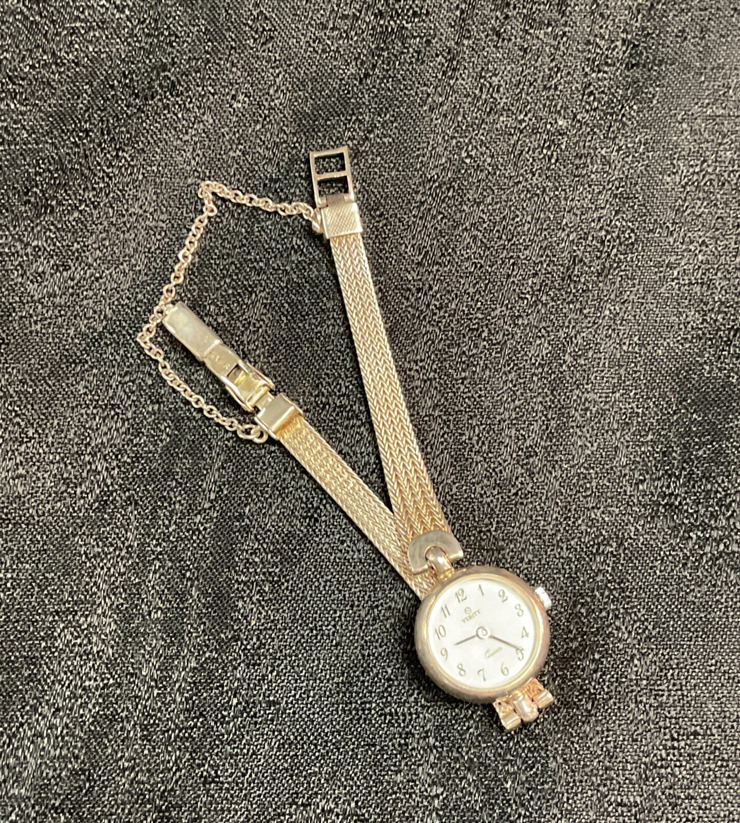 925 Silver Verity Ladies wristwatch and bracelet strap