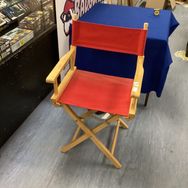 Red Folding Directors Chair