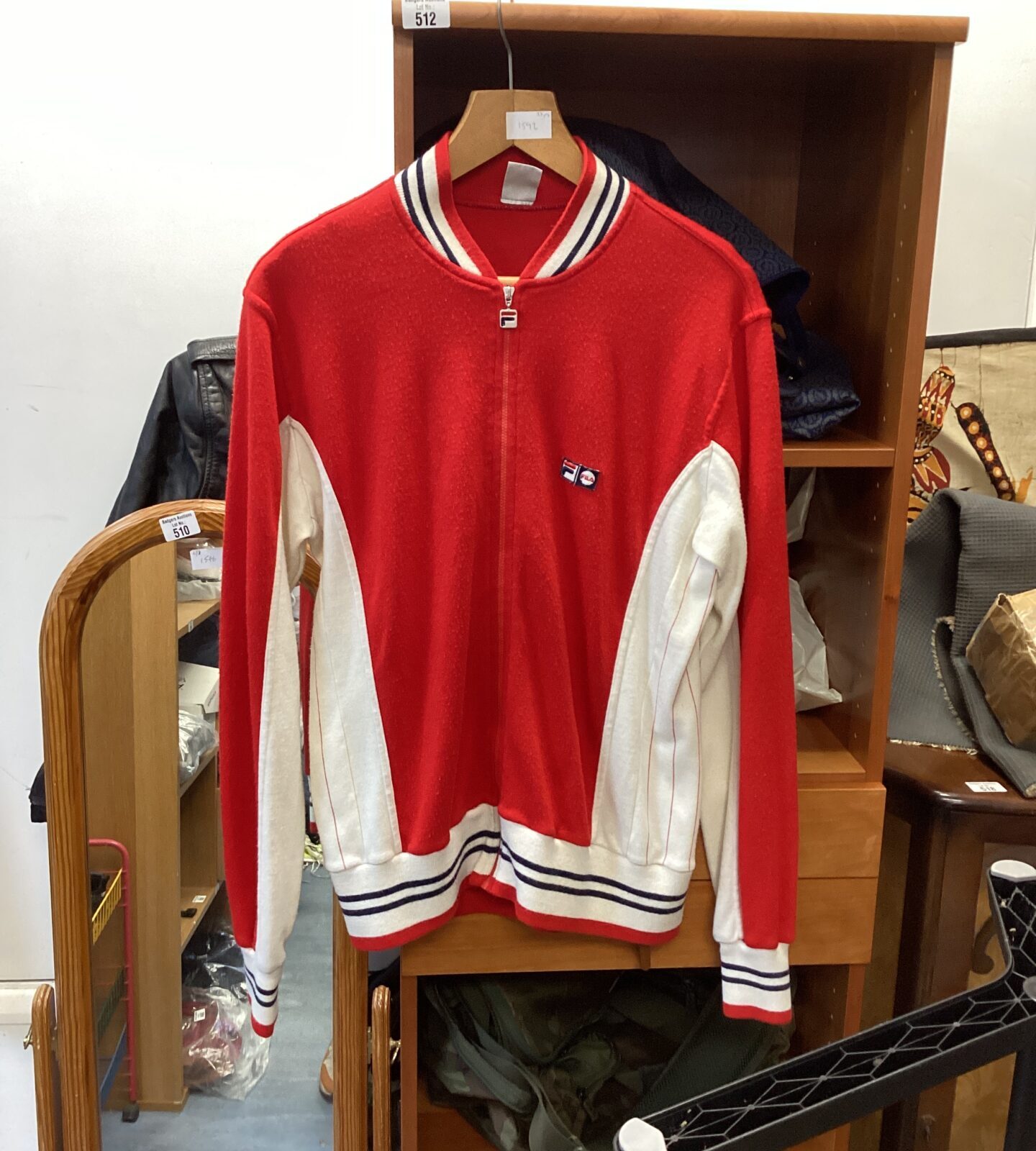 retro fila jacket size m