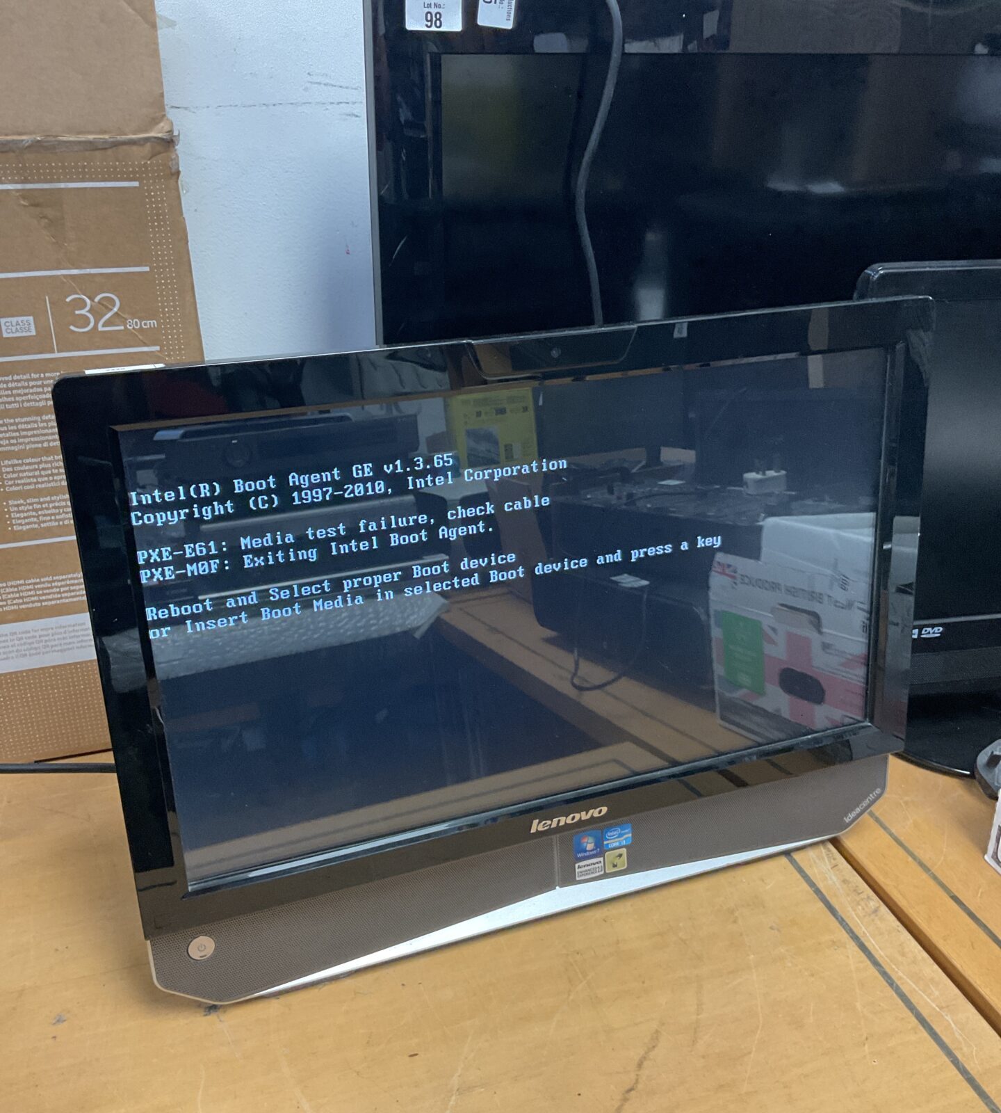 Lenovo windows 7 intel core i3 all in one computer