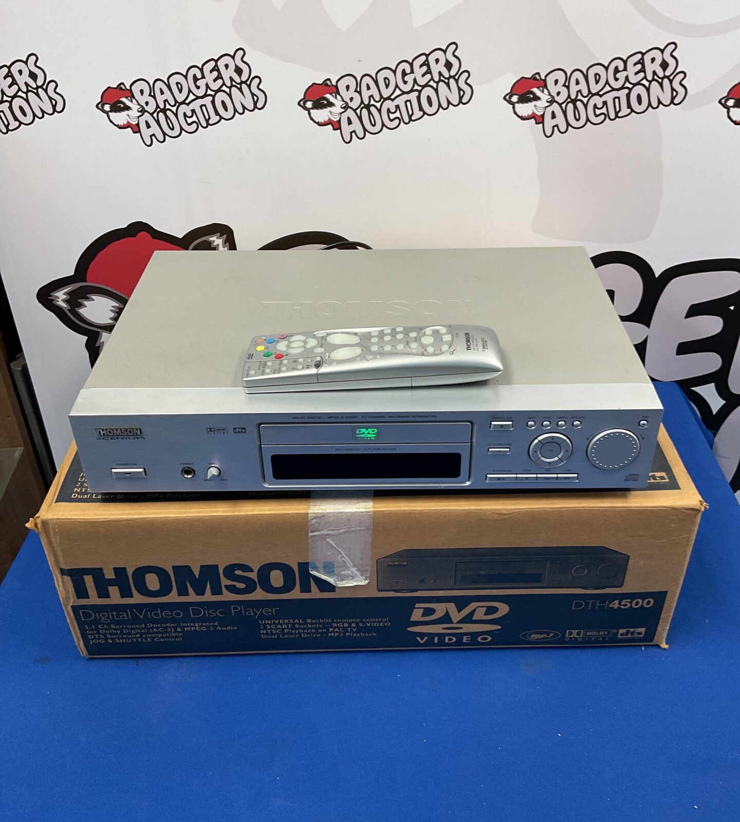 Thomson dth4500 dvd player with remote