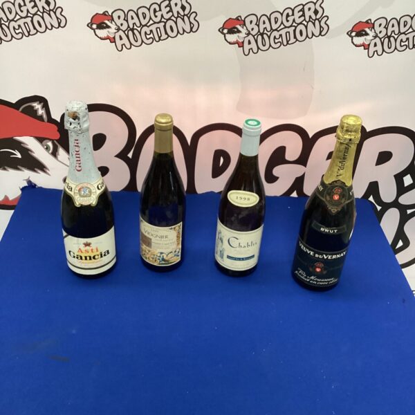 Four bottles of Alcohol inc Chablis
