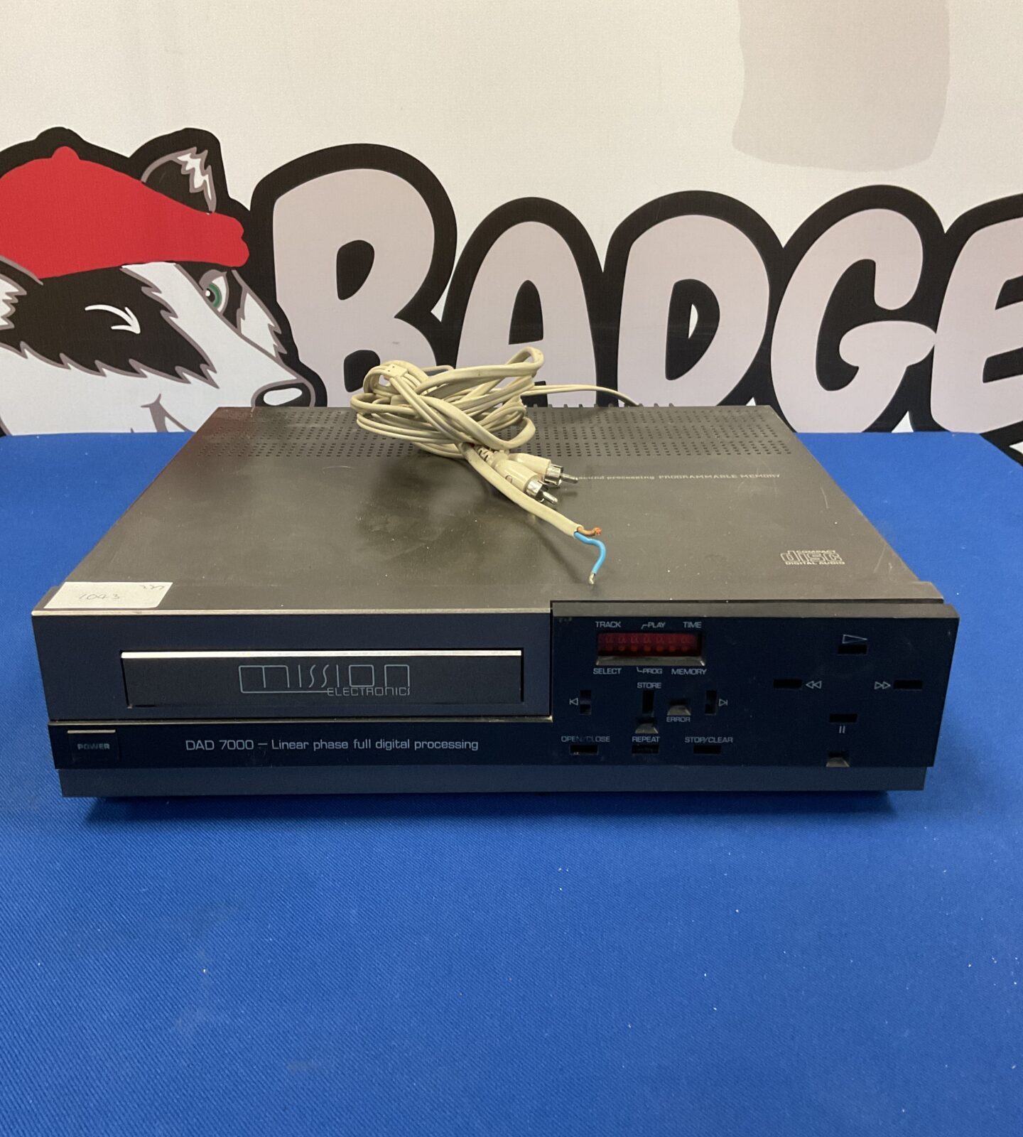 Mission dad-7000 linear phase full digital processing cd player