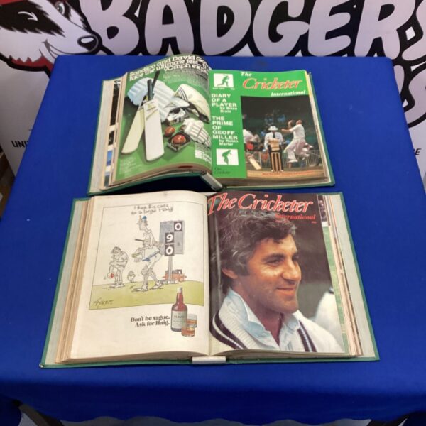 Two folders of the cricketer magazine inc the cricketers folders