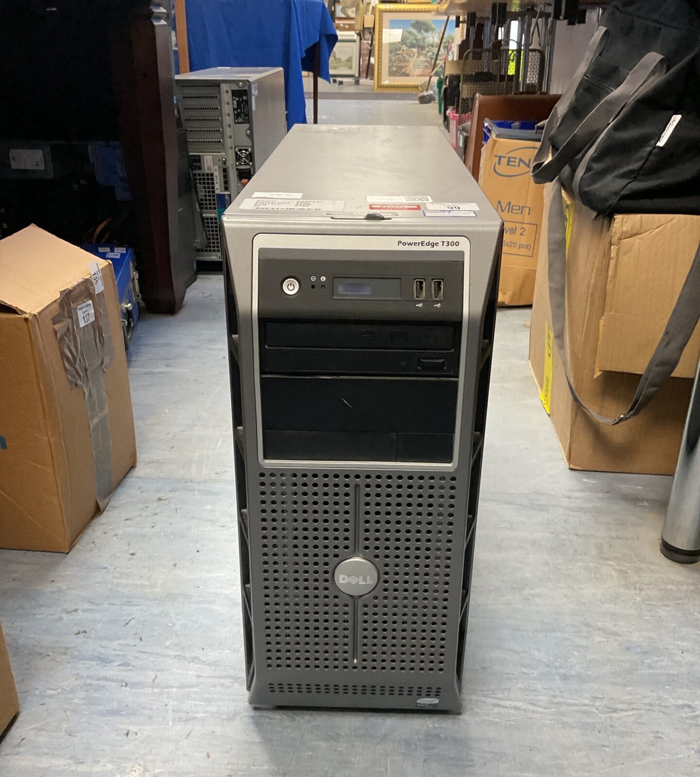 Dell poweredge t300 server working no hard drives