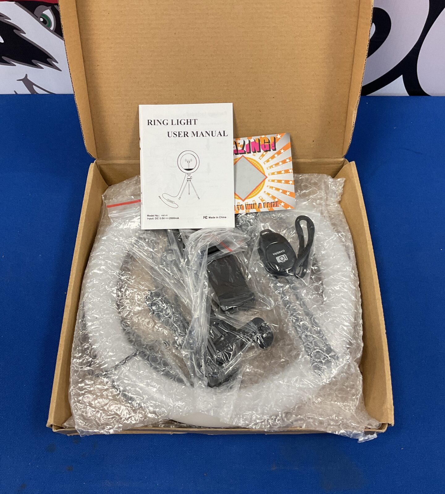 Led ring light as new in box