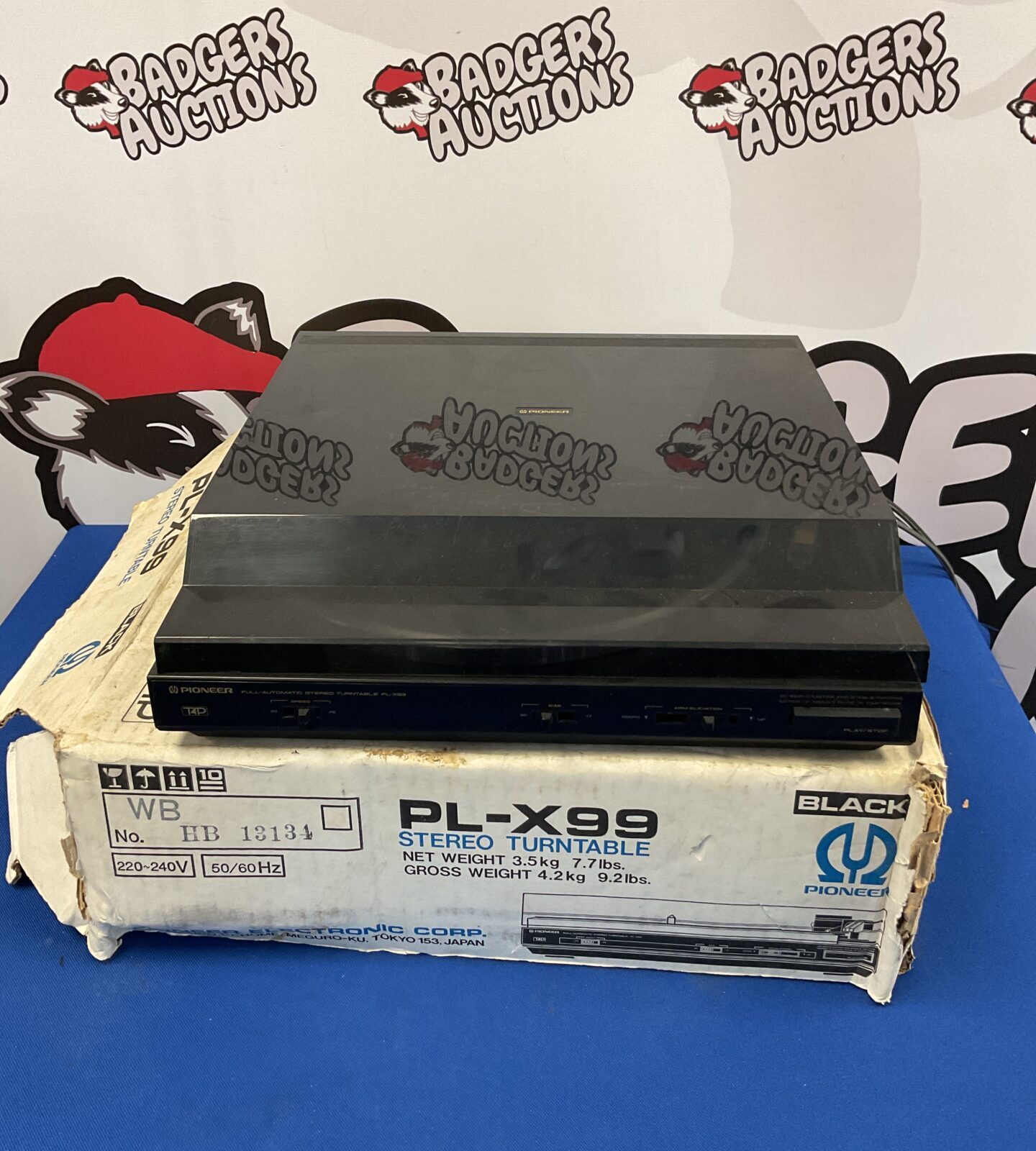 Pioneer pl-x99 turntable record player