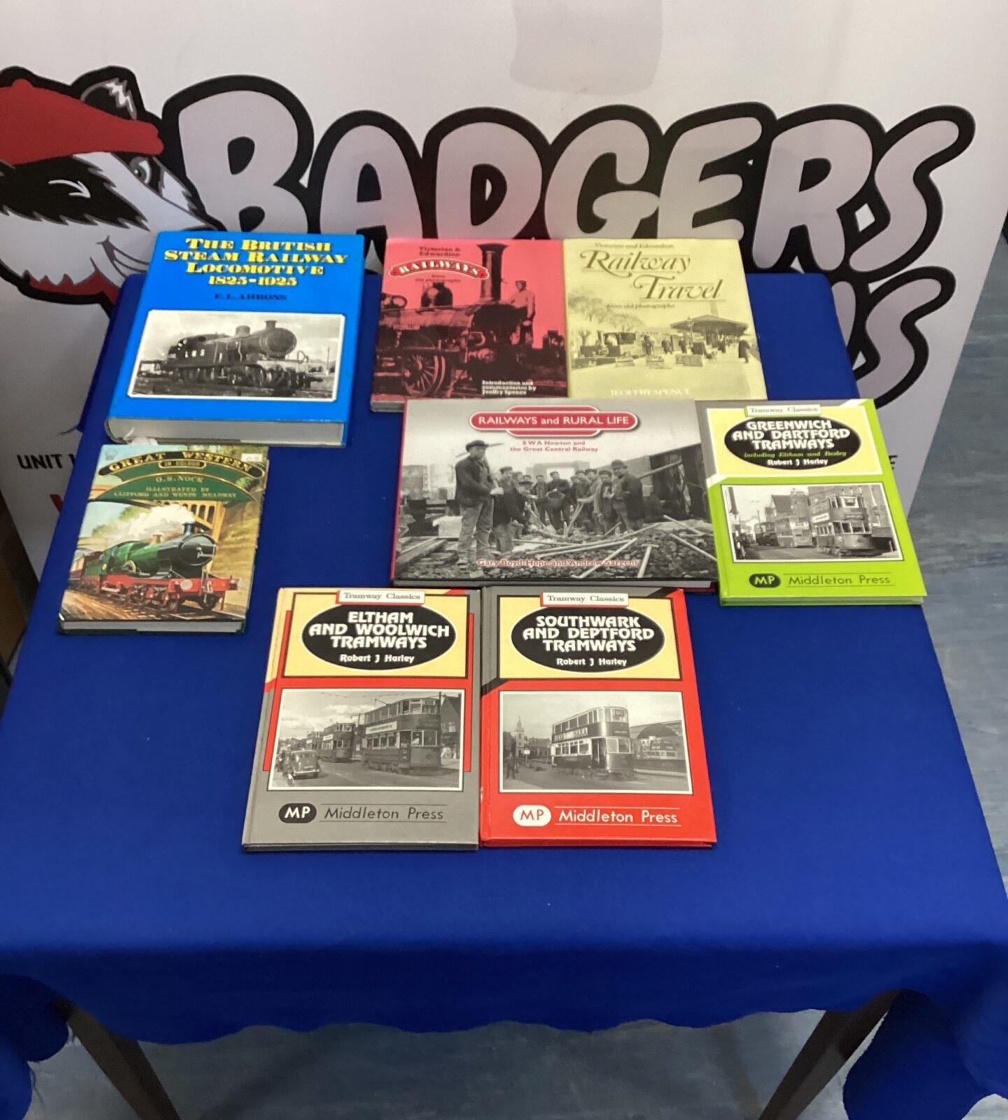 Collection of railway, train & tram books