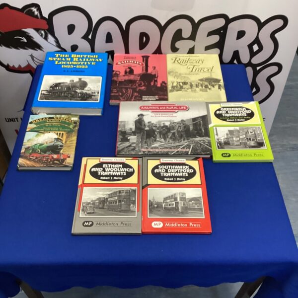 Collection of railway, train & tram books