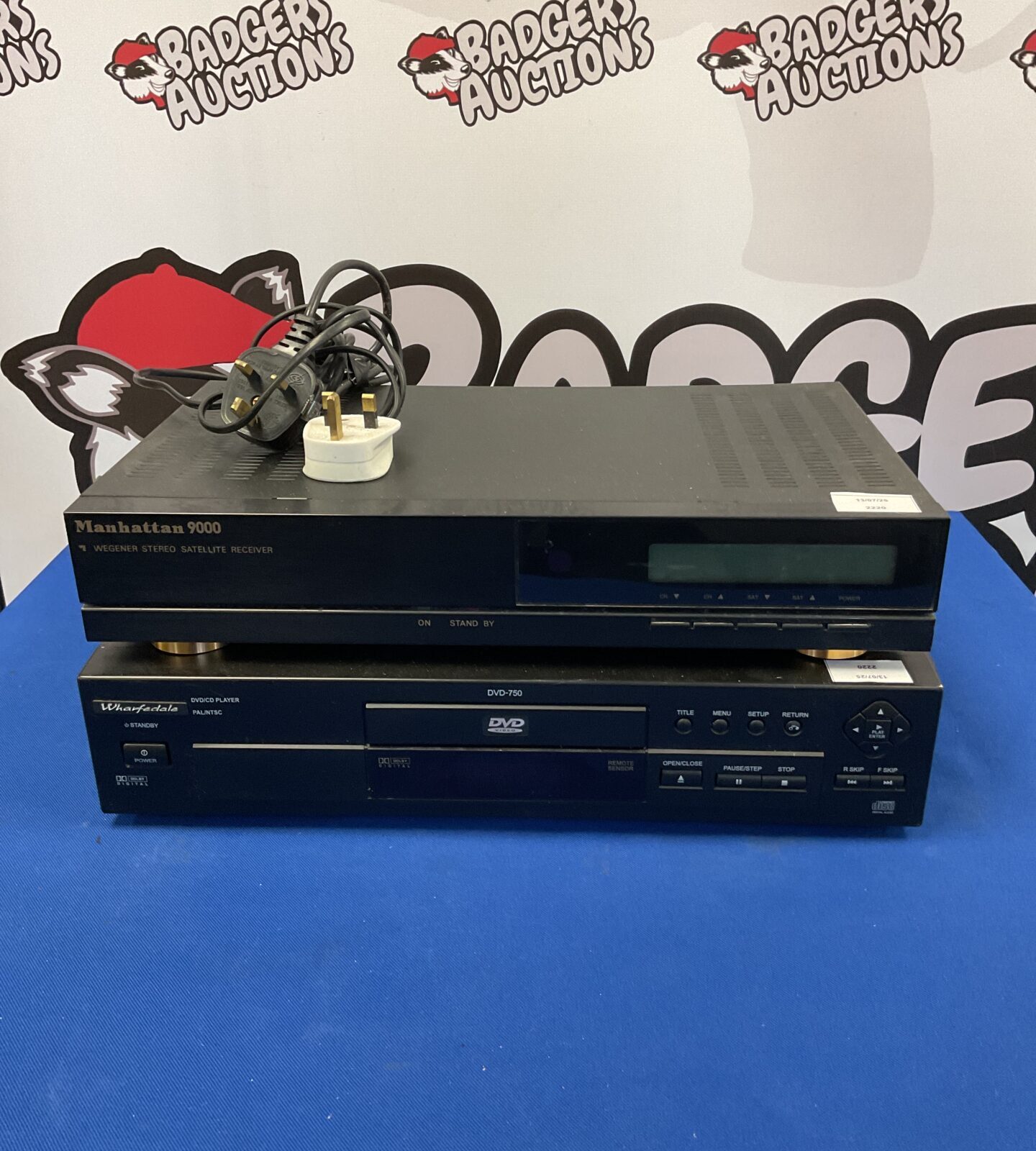 Wharfdale dvd 750 & manhattan 9000 satellite receiver