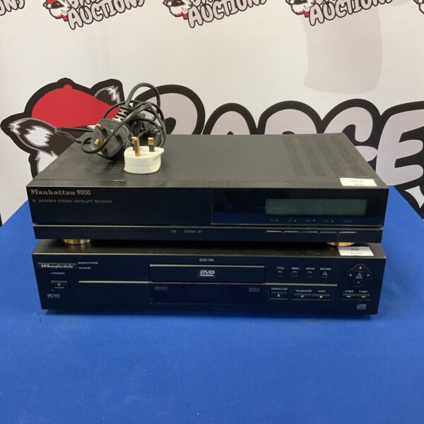 Wharfdale dvd 750 & manhattan 9000 satellite receiver