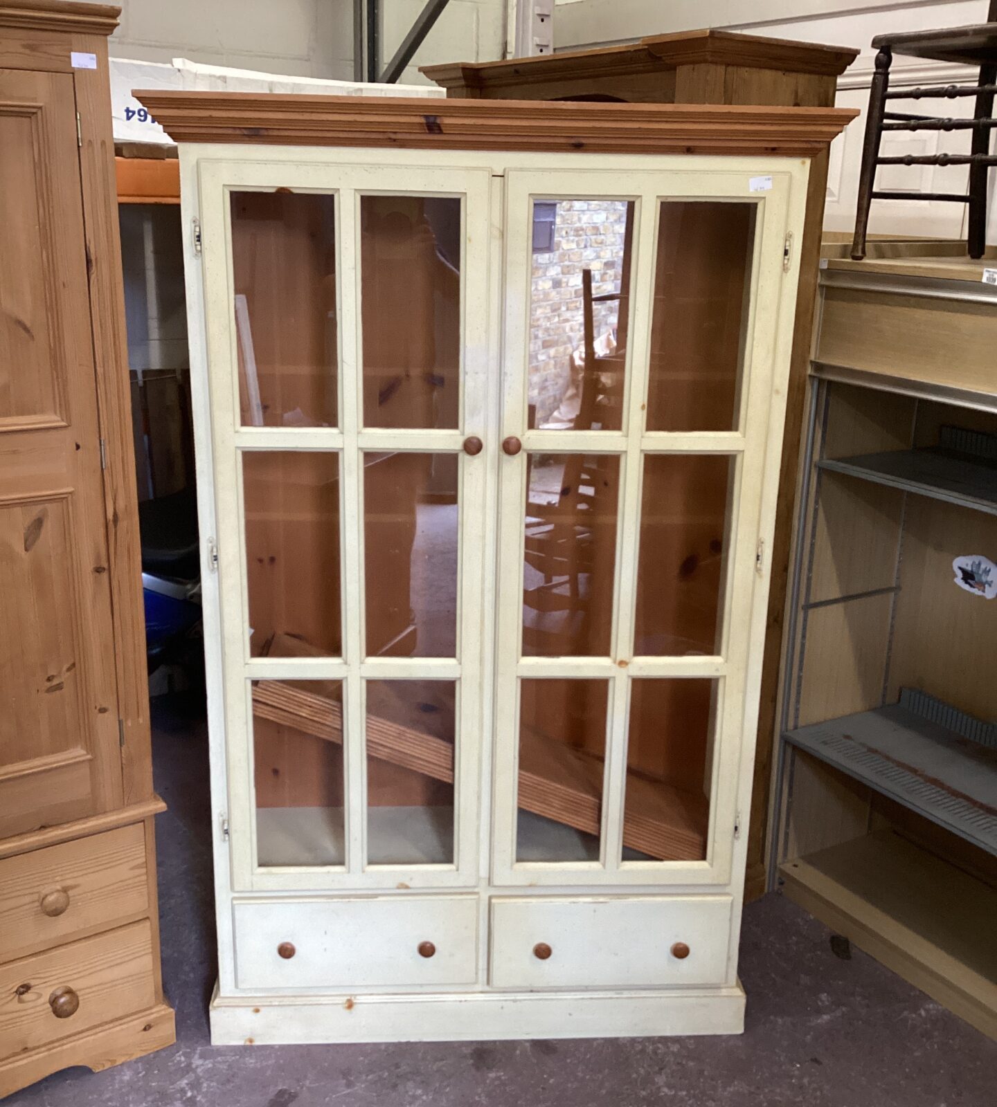 Vintage Display Cabinet H72”xW43”xD14”