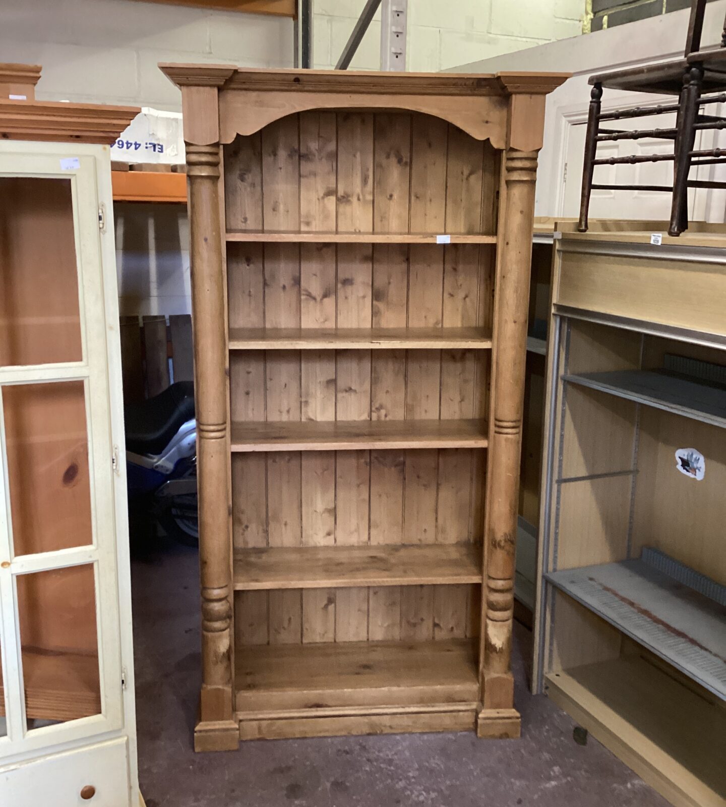 Large Pine Bookcase H78”xW38”xD15”