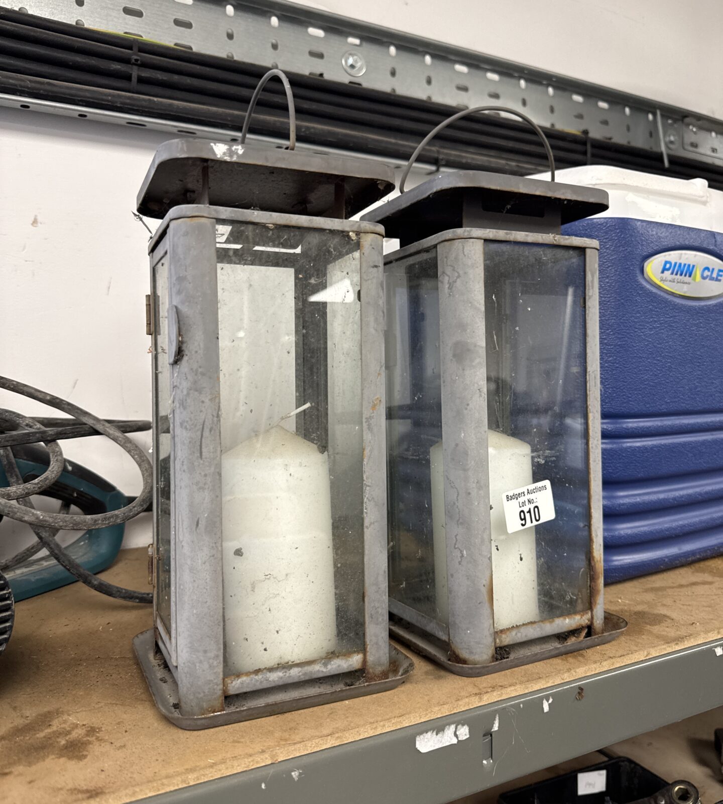Two candle lanterns