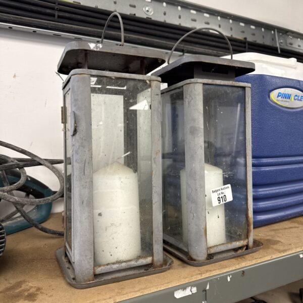 Two candle lanterns