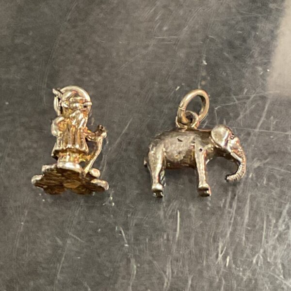 Two 925 silver charms