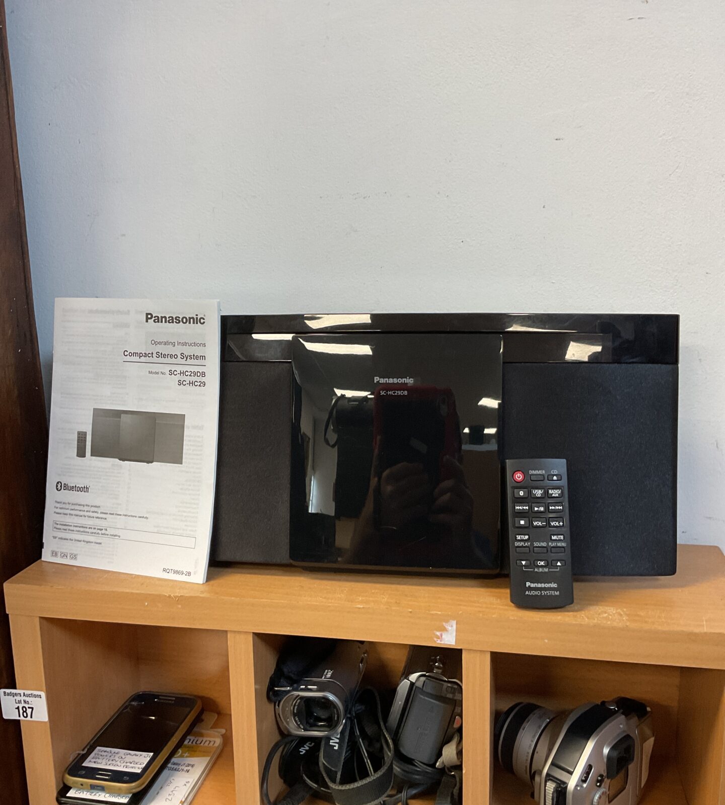 Panasonic sc-hc29db cd stereo system