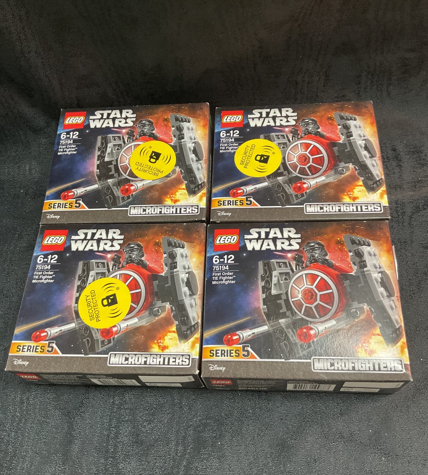Four new sealed Lego Star Wars microfighters sets series 5