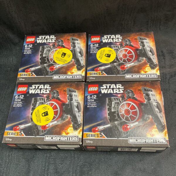 Four new sealed Lego Star Wars microfighters sets series 5