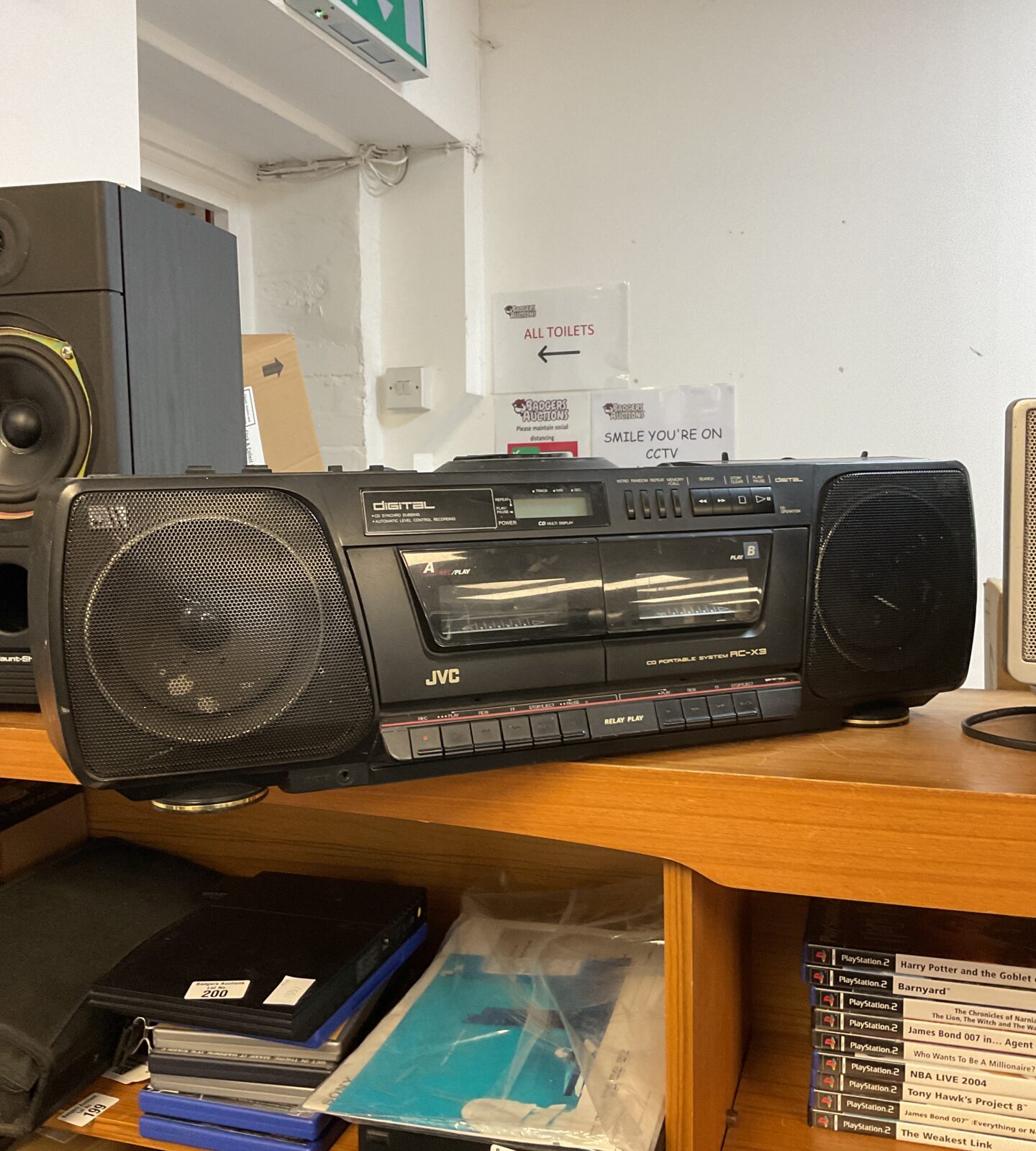 Jvc rc-x3 cassette radio boombox