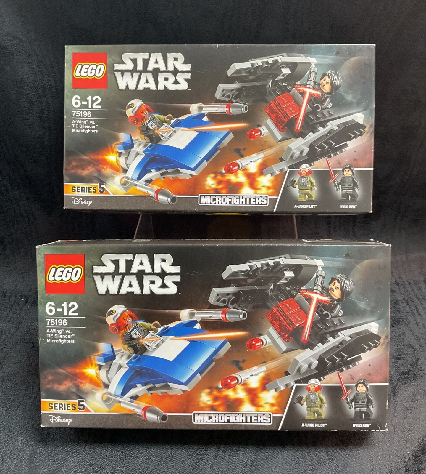 Two New sealed Lego Star Wars sets 75196 Microfighters series 5