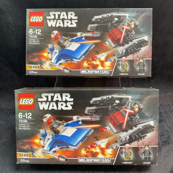 Two New sealed Lego Star Wars sets 75196 Microfighters series 5
