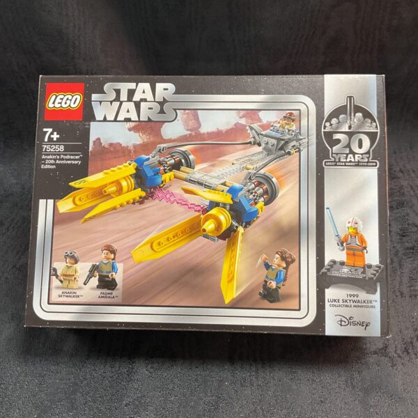 New sealed box Lego Star Wars 75258 Anakin’s pod racer 20th anniversary edition