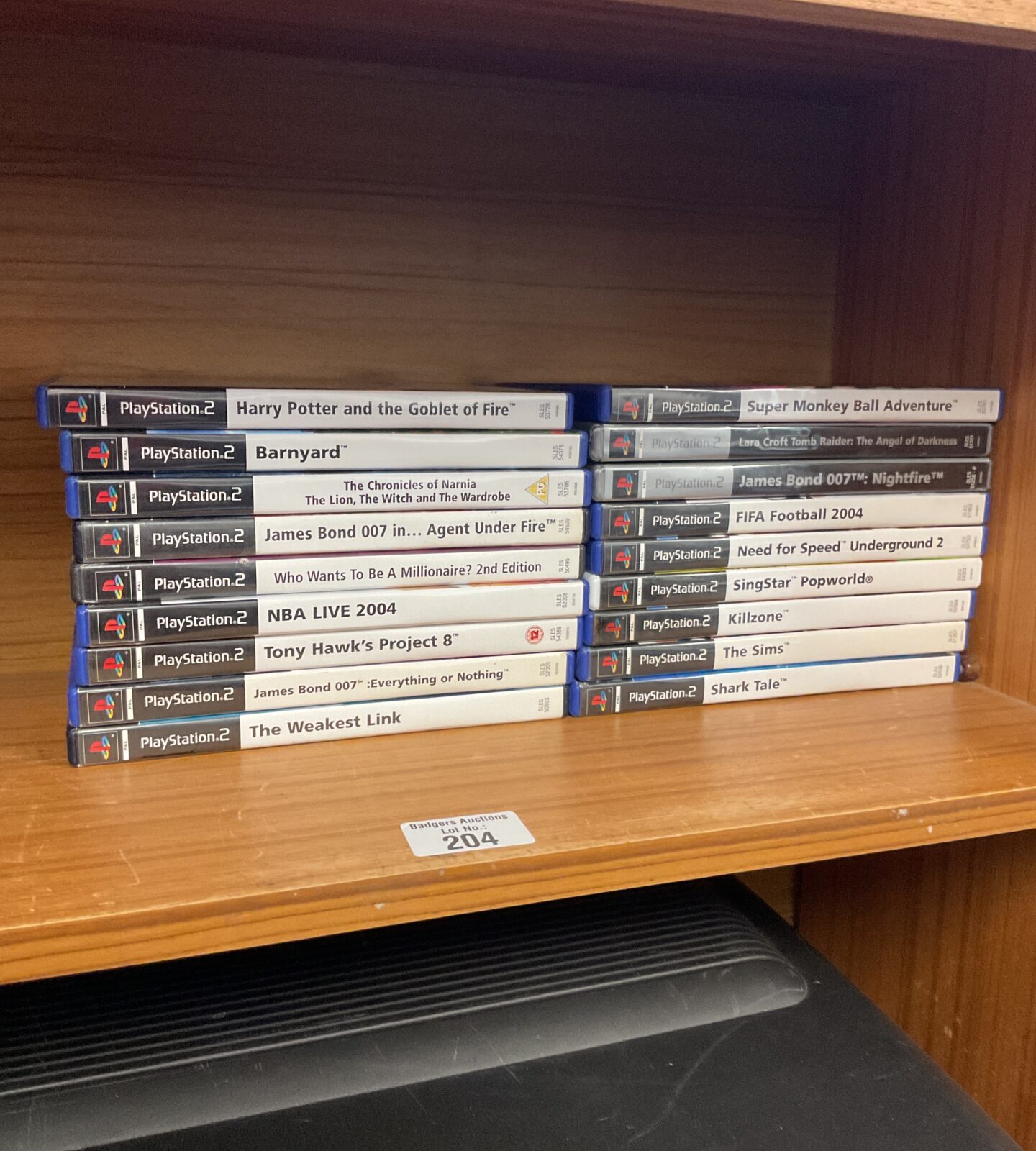 Collection of sony PlayStation 2 games including harry potter