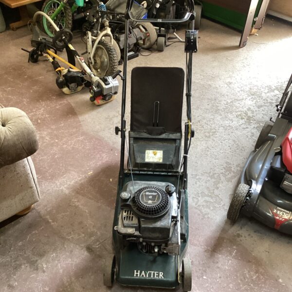 Hayter Harrier 41 Petrol Lawnmower Tested and Working