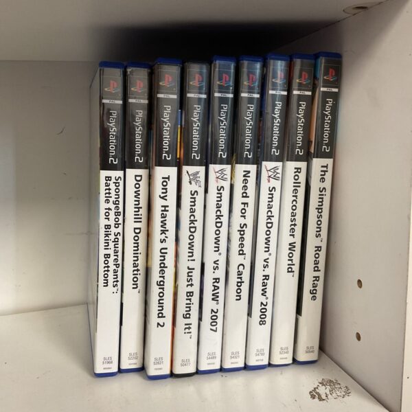 Selection of sony PlayStation 2 games