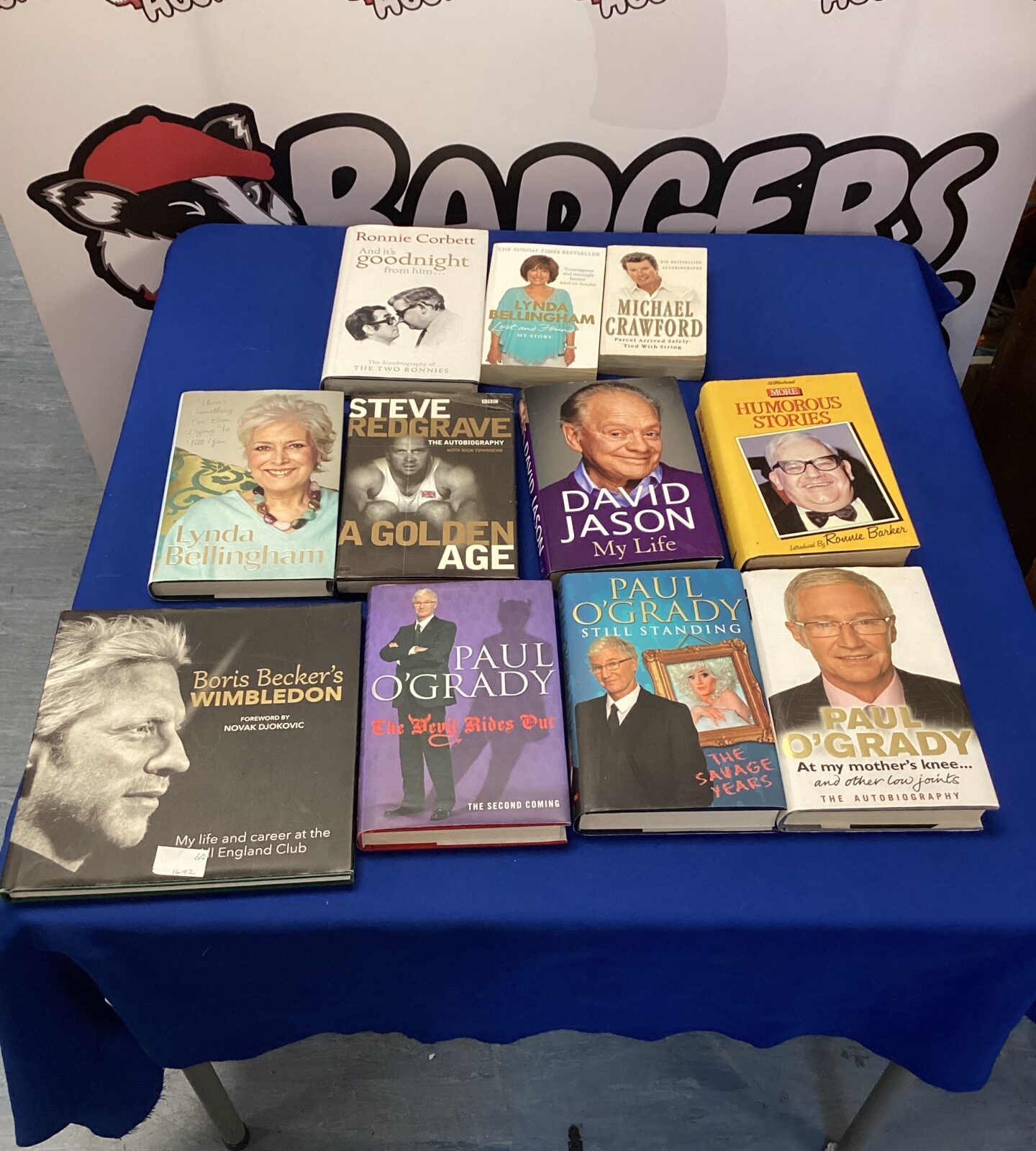 bundle of autobiographies inc david jason, paul o’grady & lynda bellingham