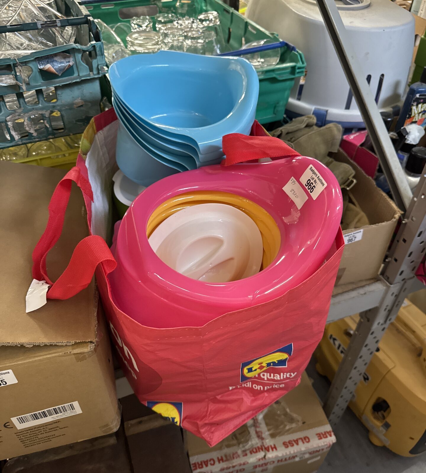 Bag of new children’s pottie & toilet trainers