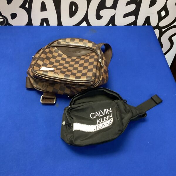 Small louis vuitton style rucksack & calvin klein style bumbag