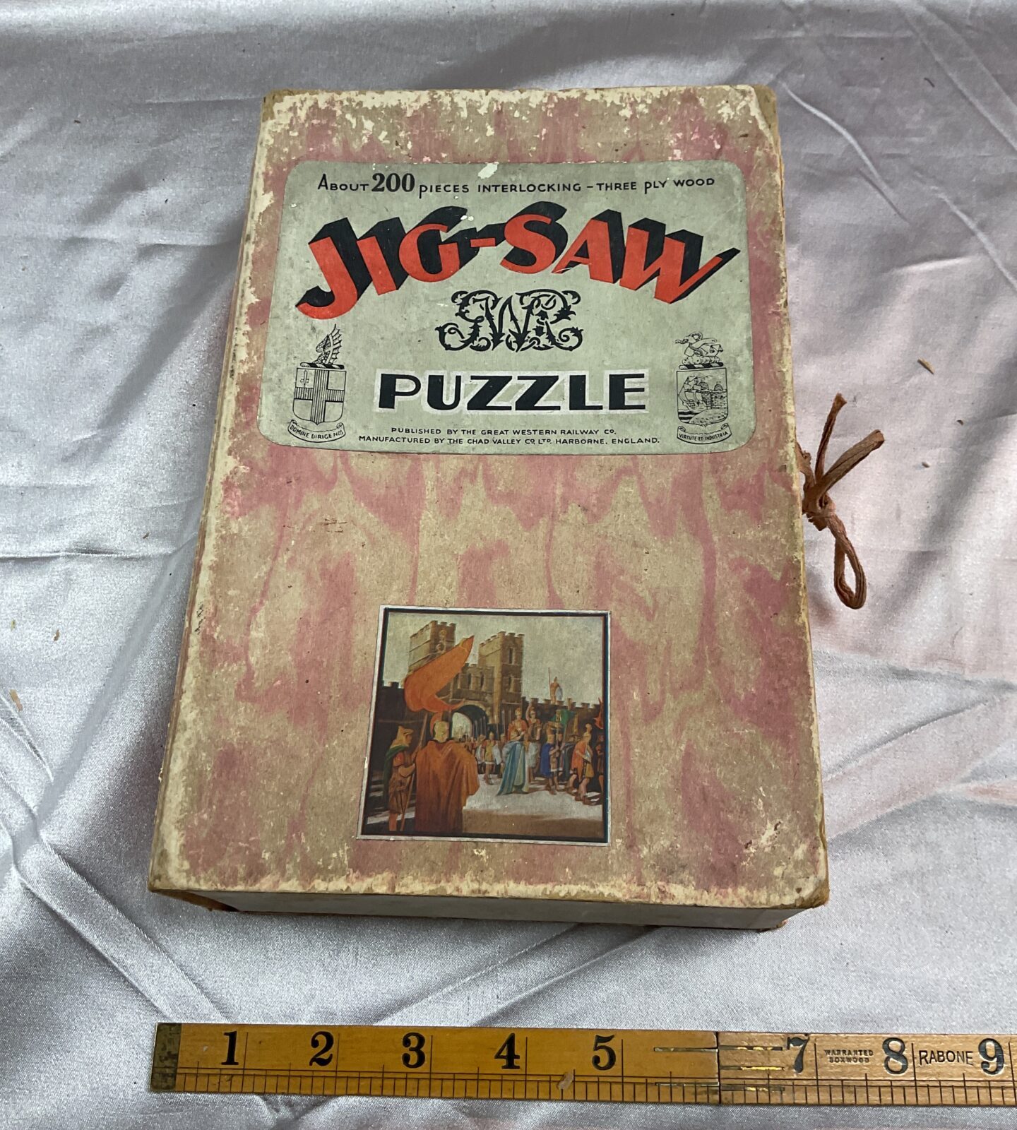 vintage great western railway 200 piece wooden puzzle
