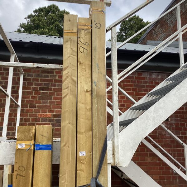 Three bundles of 9’6” and 10’ Timber