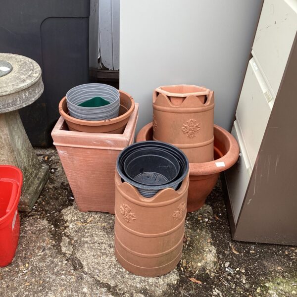 Selection of Plastic Garden planters