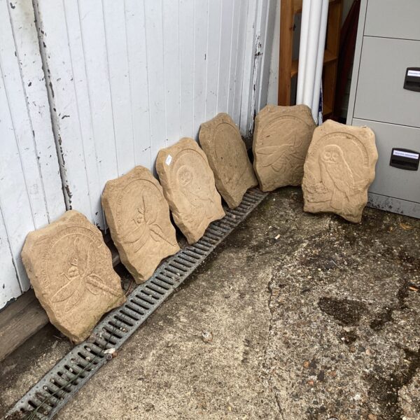 Six Stone Effect Animal plaques