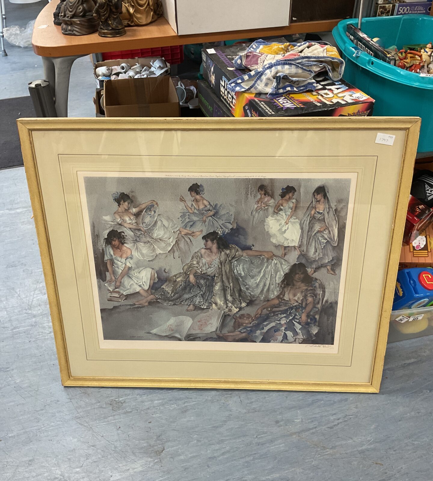 William russell flint signed frost & reed ltd print titled variations iv