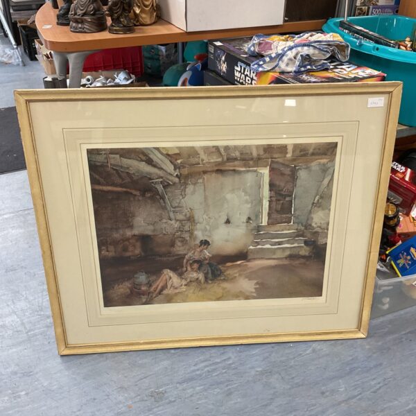 William russell flint signed frost & reed ltd print titled retreat from the sun