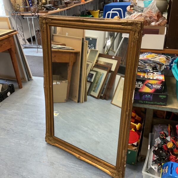 Vintage gilt framed mirror 104x74cm