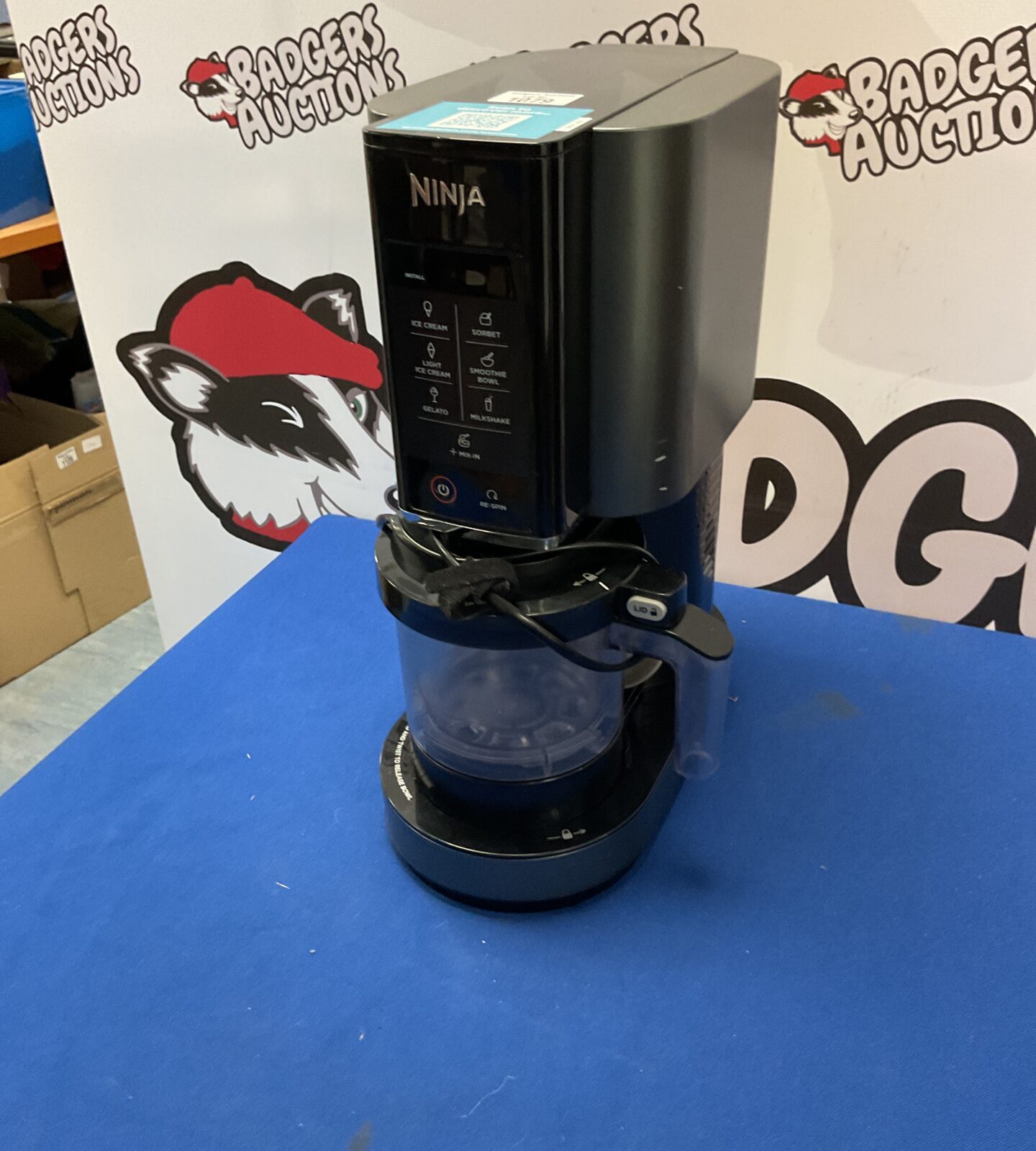 Ninja creami ice cream maker powers on untested further