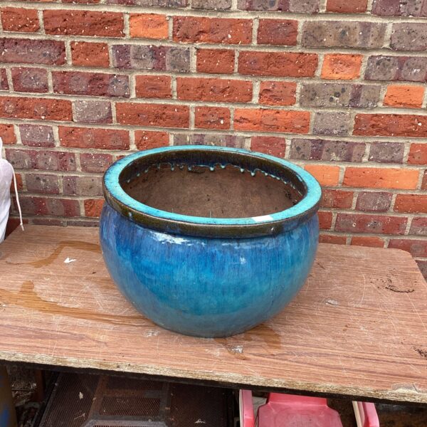 Large Glazed Garden Planter
