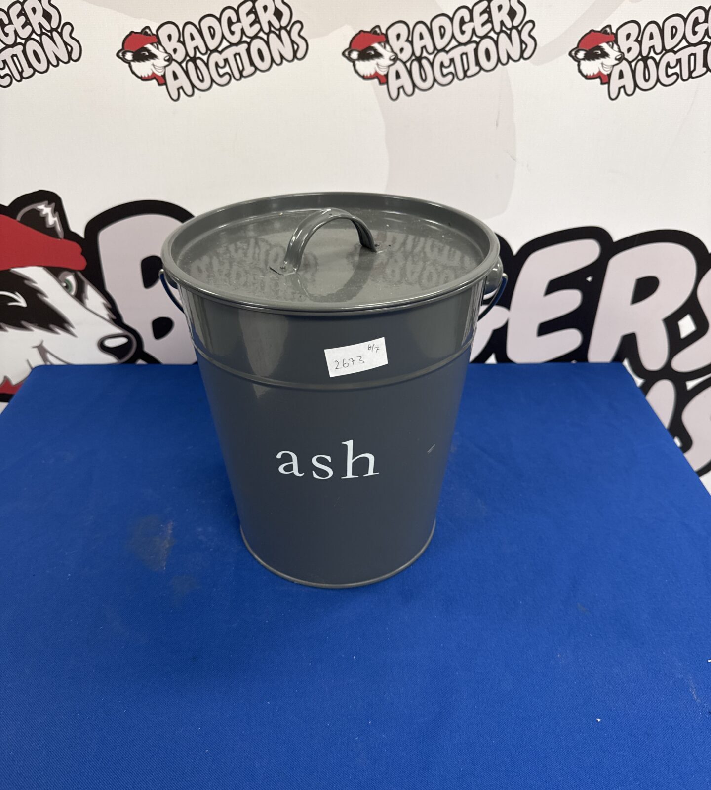 Fireside ash bucket - unused