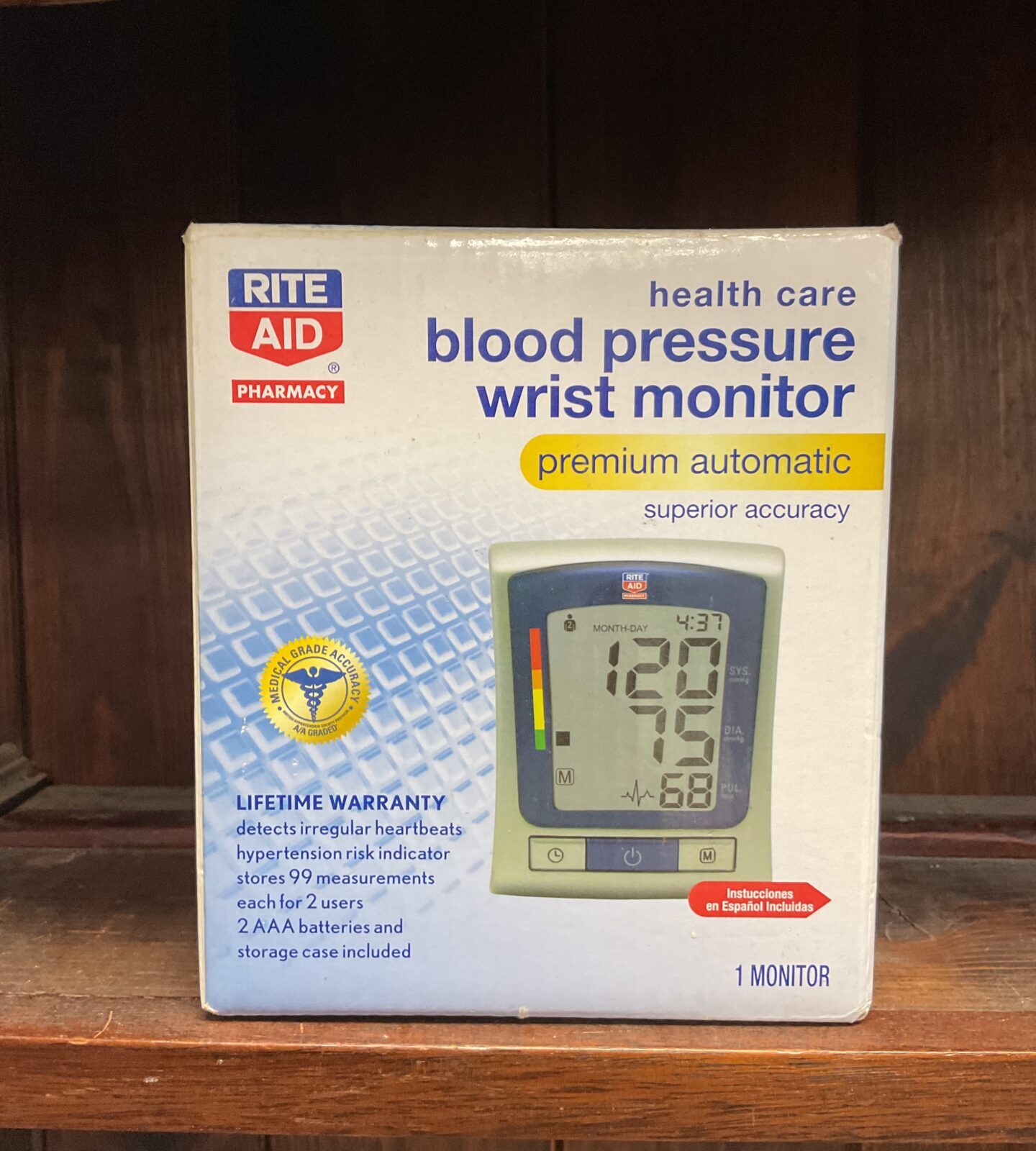 Rite aid blood pressure monitor working