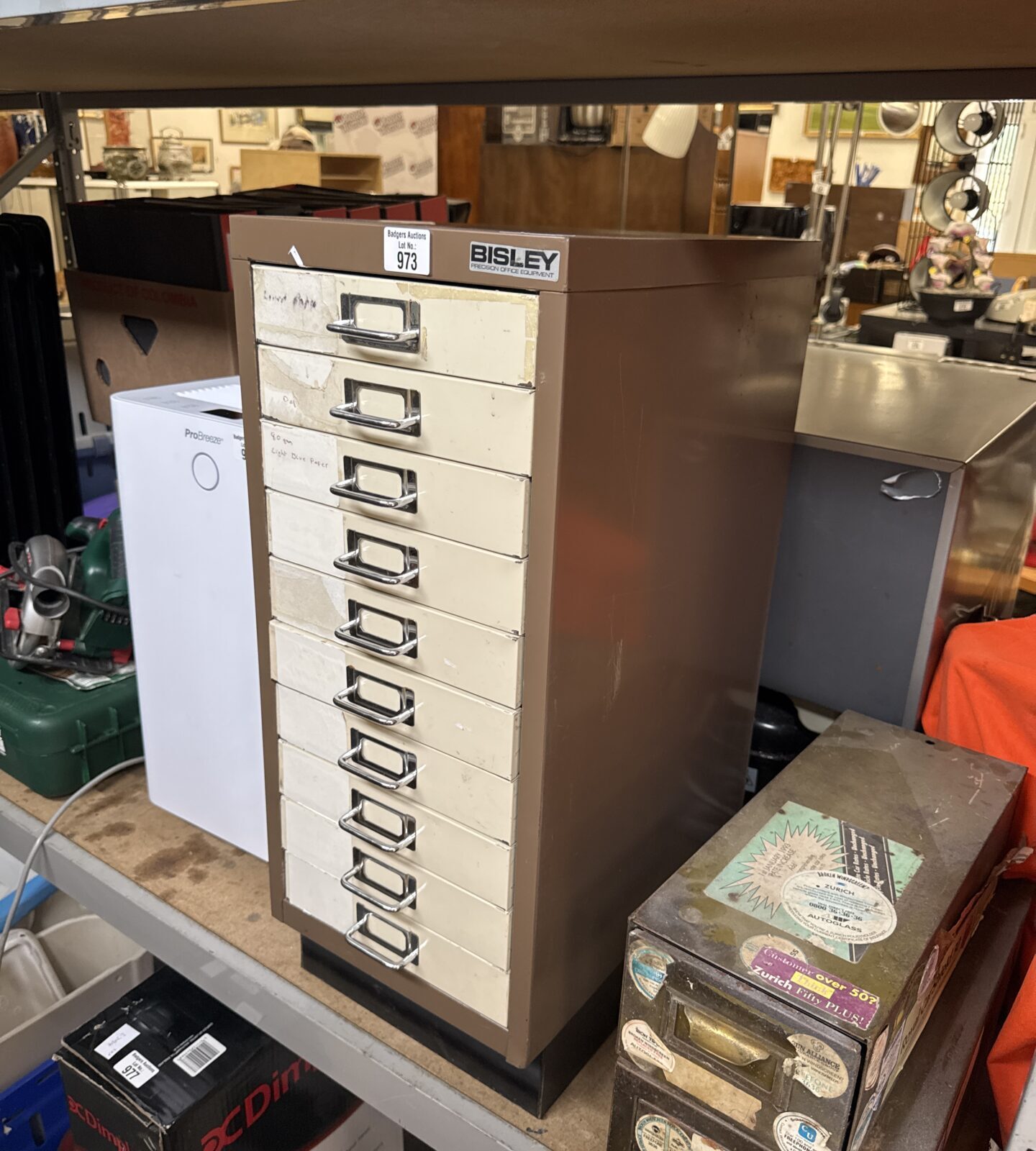 Bisley office filing drawer cabinet