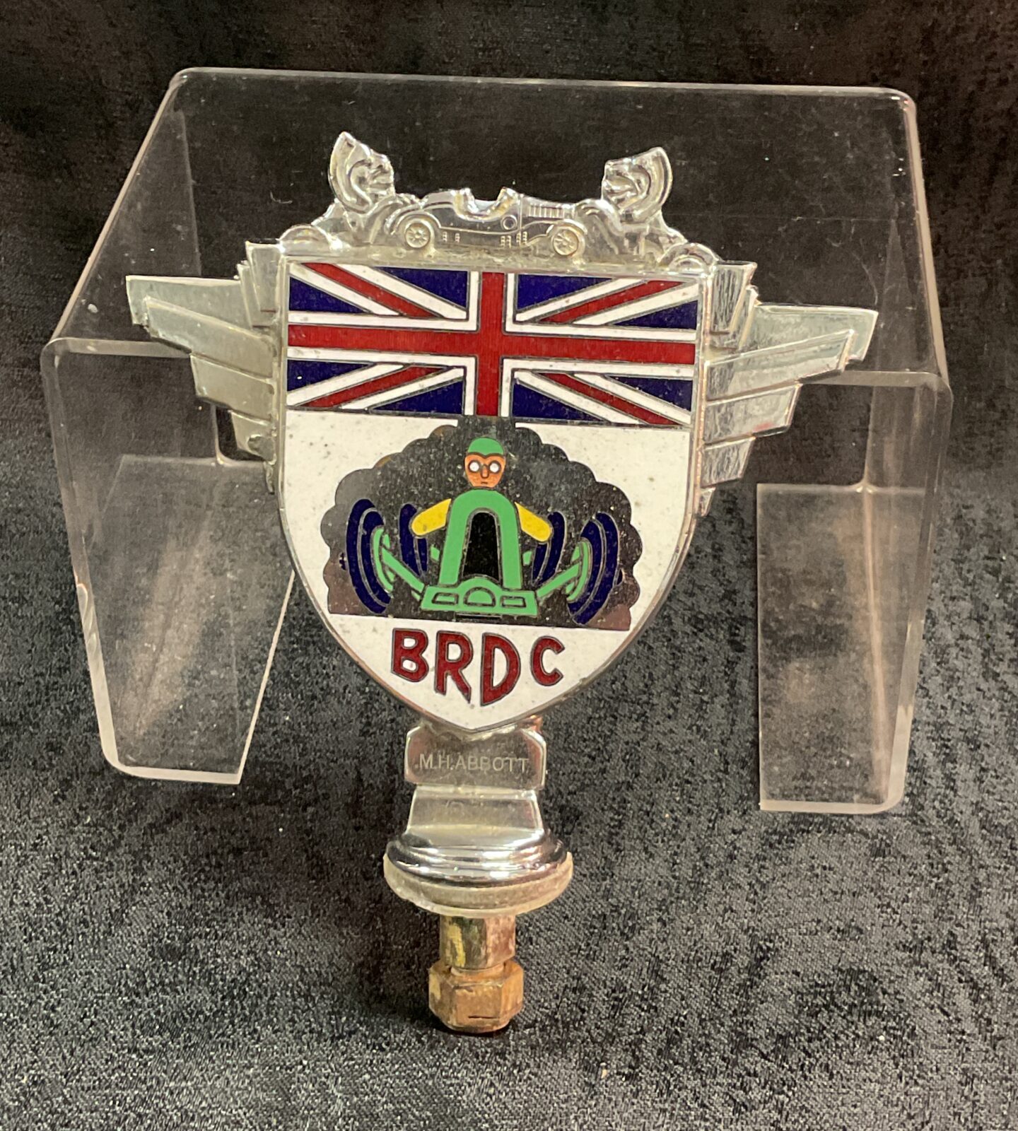 B.R.D.C Enamel Car Badge