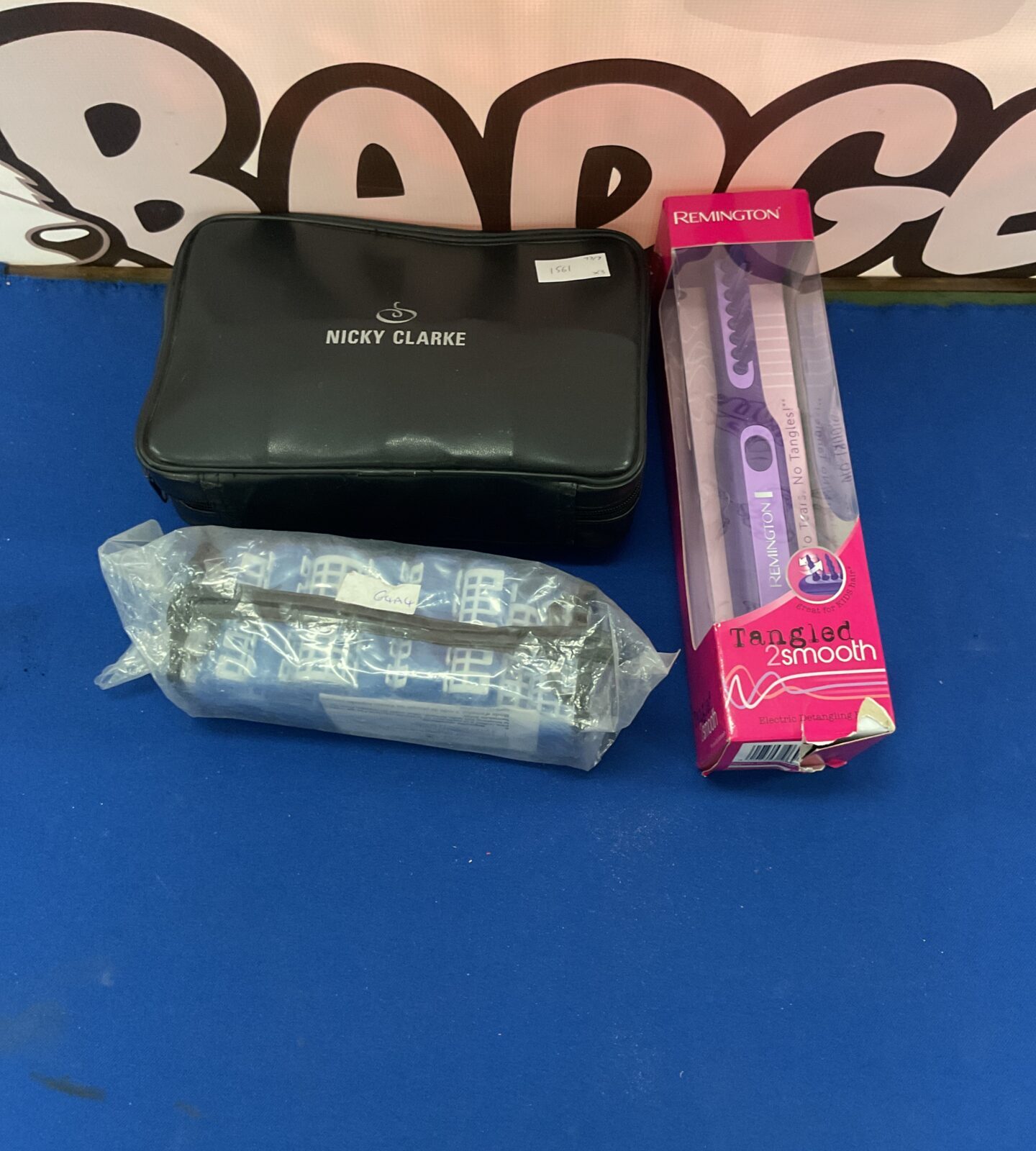 Mixed haircare products inc nicky clarke clipper set and Remington tangler