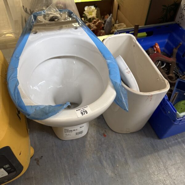 Roca polo toilet pan with cistern